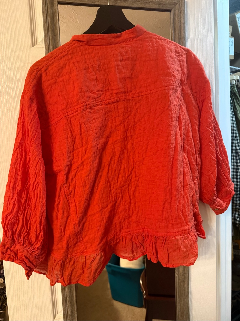 World of Crow The Scarlet Frill Top XL - Picture 9 of 11
